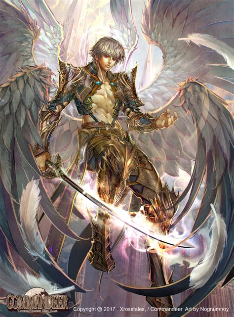 male anime angel